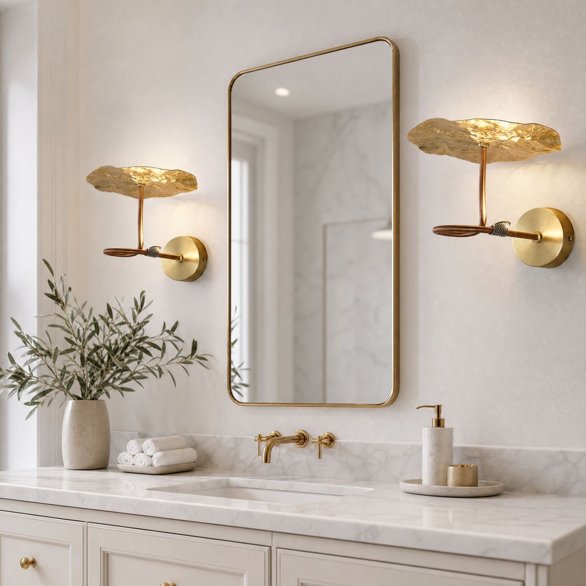 Yiosi Hayes Mini Brass Wall Sconce