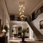 Yiosi High Luxury Cascading Natural Stone Chandelier