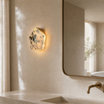 Yiosi High Luxury Mini Natural Stone Wall Sconce 7" Style B