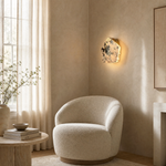 Yiosi High Luxury Mini Natural Stone Wall Sconce 7" Style B