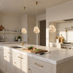 Yiosi High Luxury Natural Stone Pendant Light Style B
