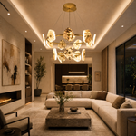 Yiosi High Luxury Nested Natural Stone Chandelier