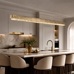 Yiosi Hudson Linear Crystal Bar Chandelier