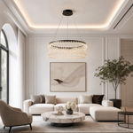 Yiosi Lennox Round Glass Chandelier 39.4" D