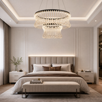 Yiosi Lennox Tiered Glass Chandelier 39.4"D