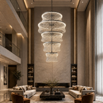 Yiosi Lennox Tiered Glass Chandelier 52.4" D