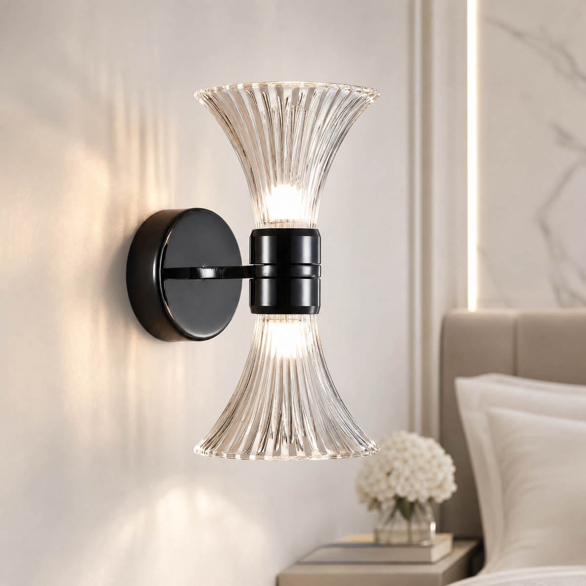 Yiosi Modern Glass Wall Sconce