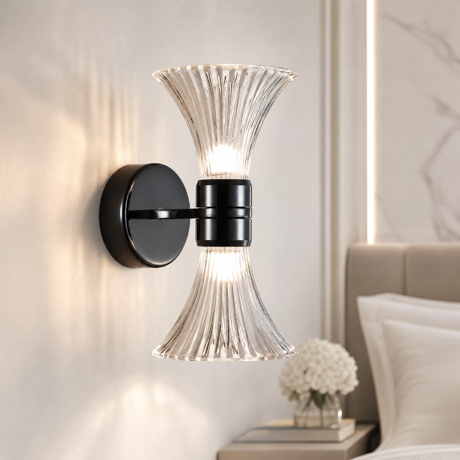 Yiosi Modern Glass Wall Sconce