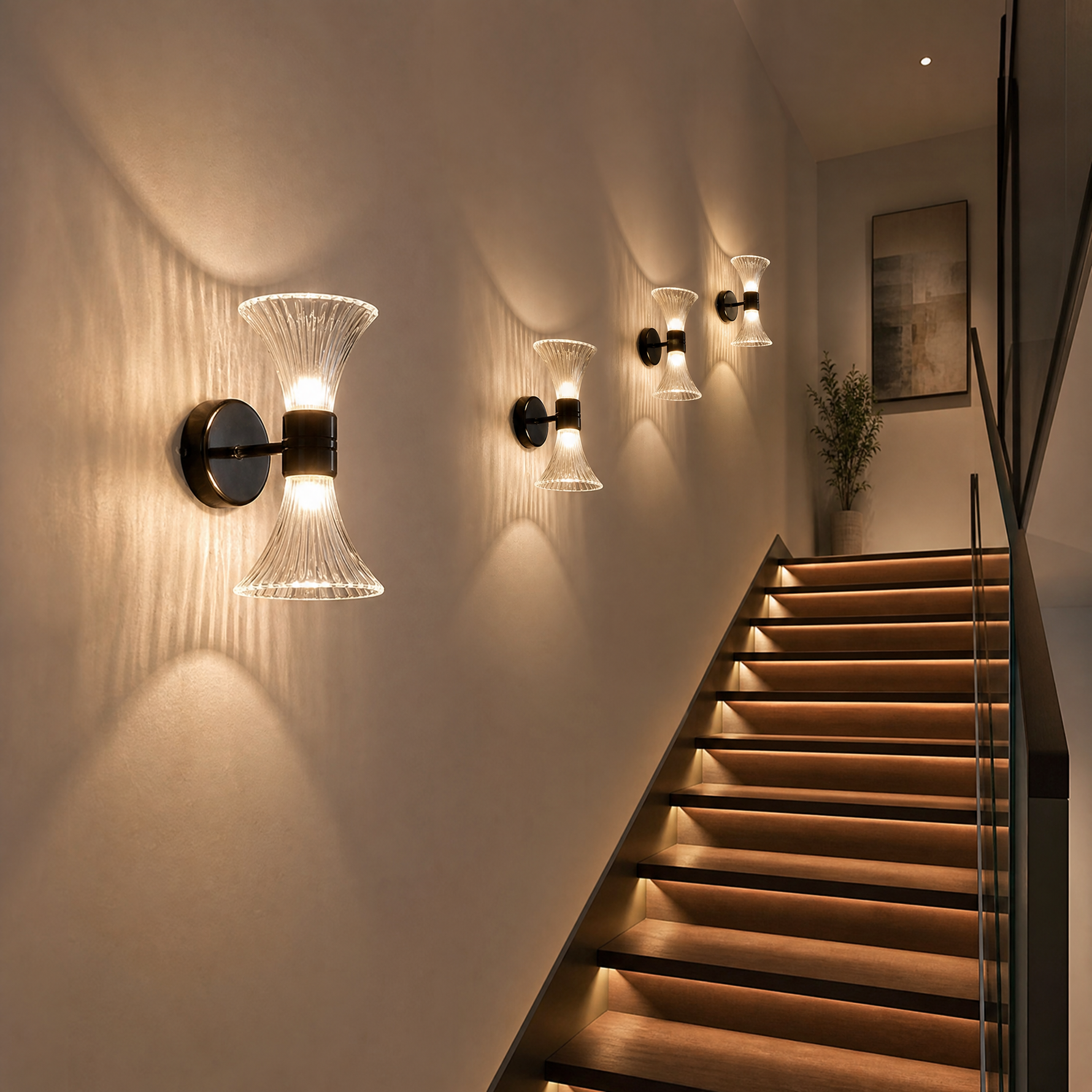 Yiosi Modern Glass Wall Sconce