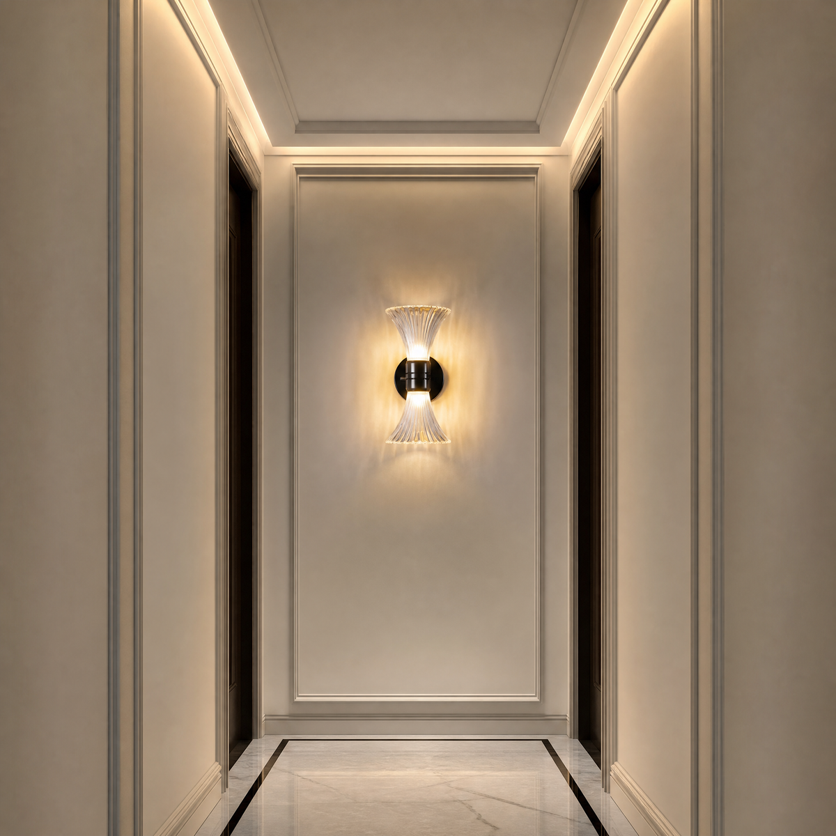 Yiosi Modern Glass Wall Sconce