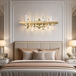 Yiosi Nora Linear Crystal Wall Sconce