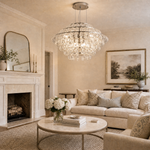 Yiosi Opulence Clear Glass Chandelier 31"