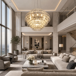 Yiosi Opulence Clear Glass Chandelier 39"
