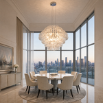 Yiosi Opulence Clear Glass Chandelier 39"