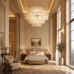 Yiosi Opulence Frosted Glass Chandelier 31" Style B