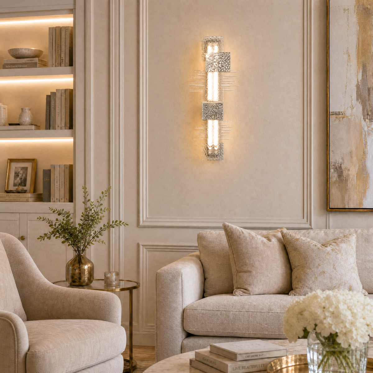 Yiosi Oriole Shadow Glass Wall Sconce