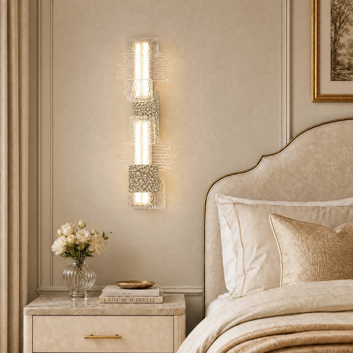 Yiosi Oriole Shadow Glass Wall Sconce