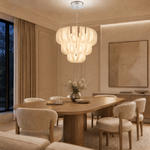 Yiosi Phantom 3-Tier Nested Glass Chandelier