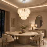 Yiosi Phantom 3-Tier Nested Glass Chandelier