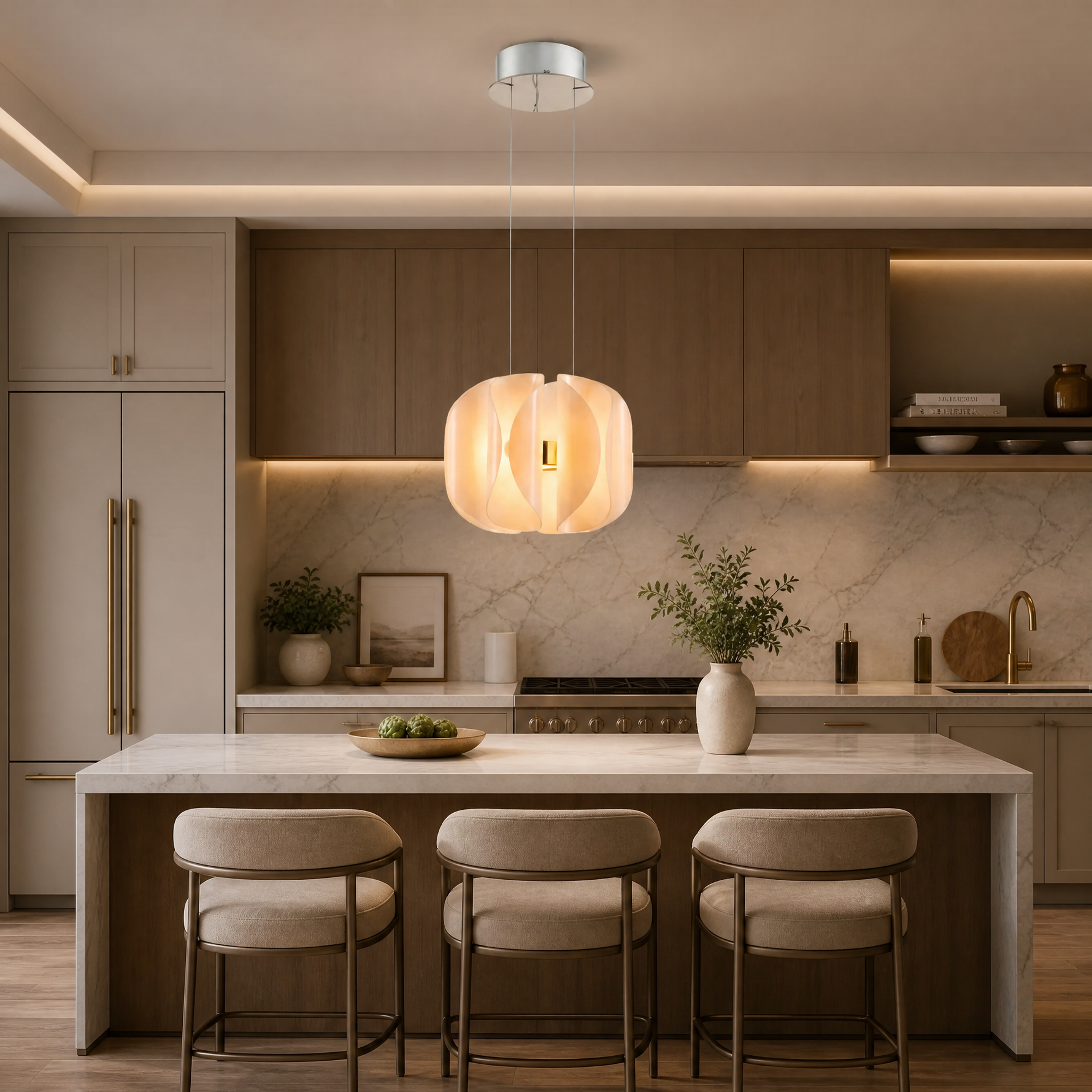 Yiosi Phantom Metal Pendant Light 14"