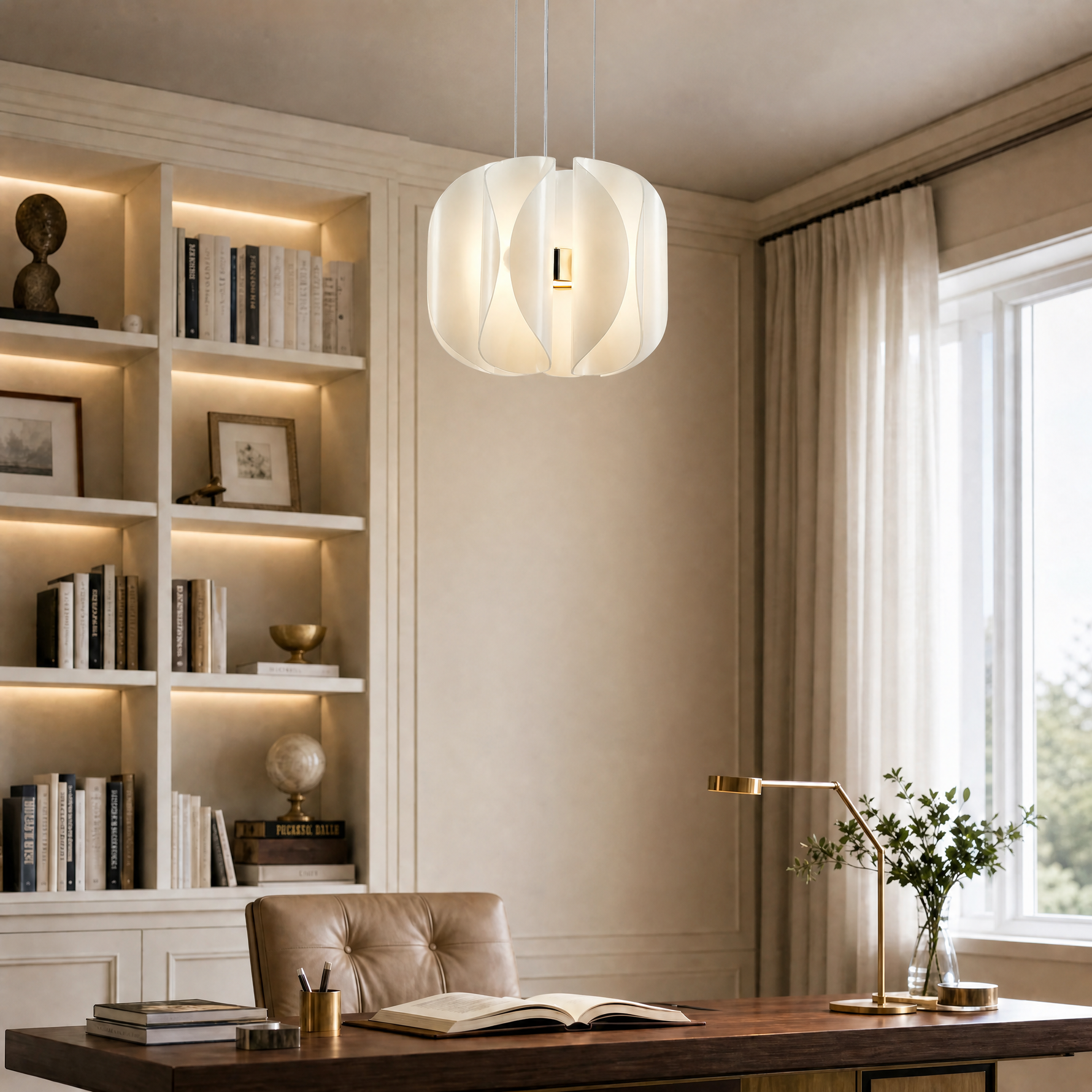 Yiosi Phantom Metal Pendant Light 14"