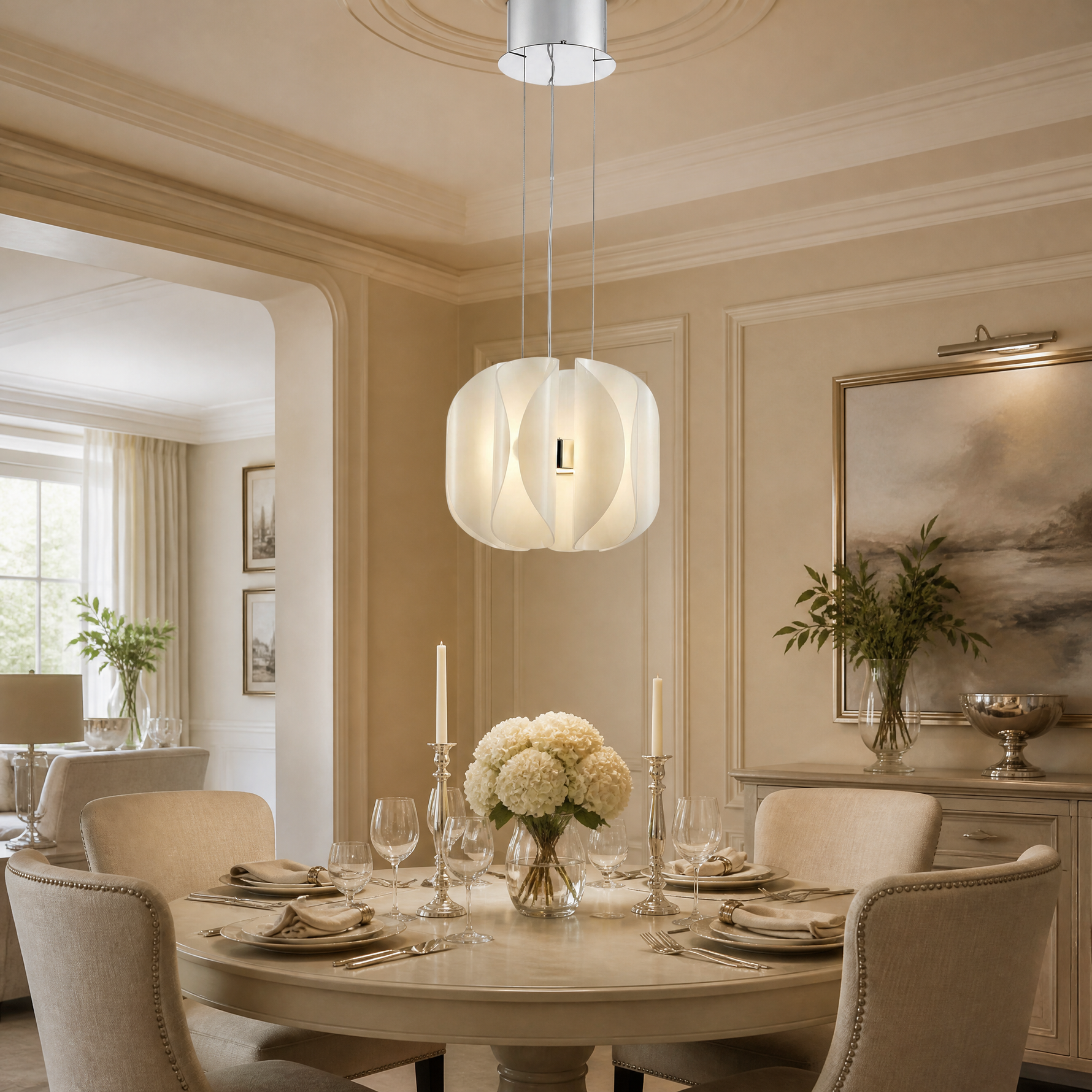 Yiosi Phantom Metal Pendant Light 14"