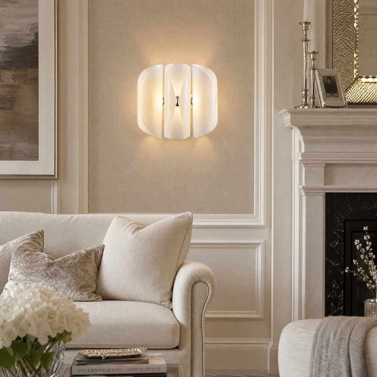 Yiosi Phantom Triple Metal Wall Sconce