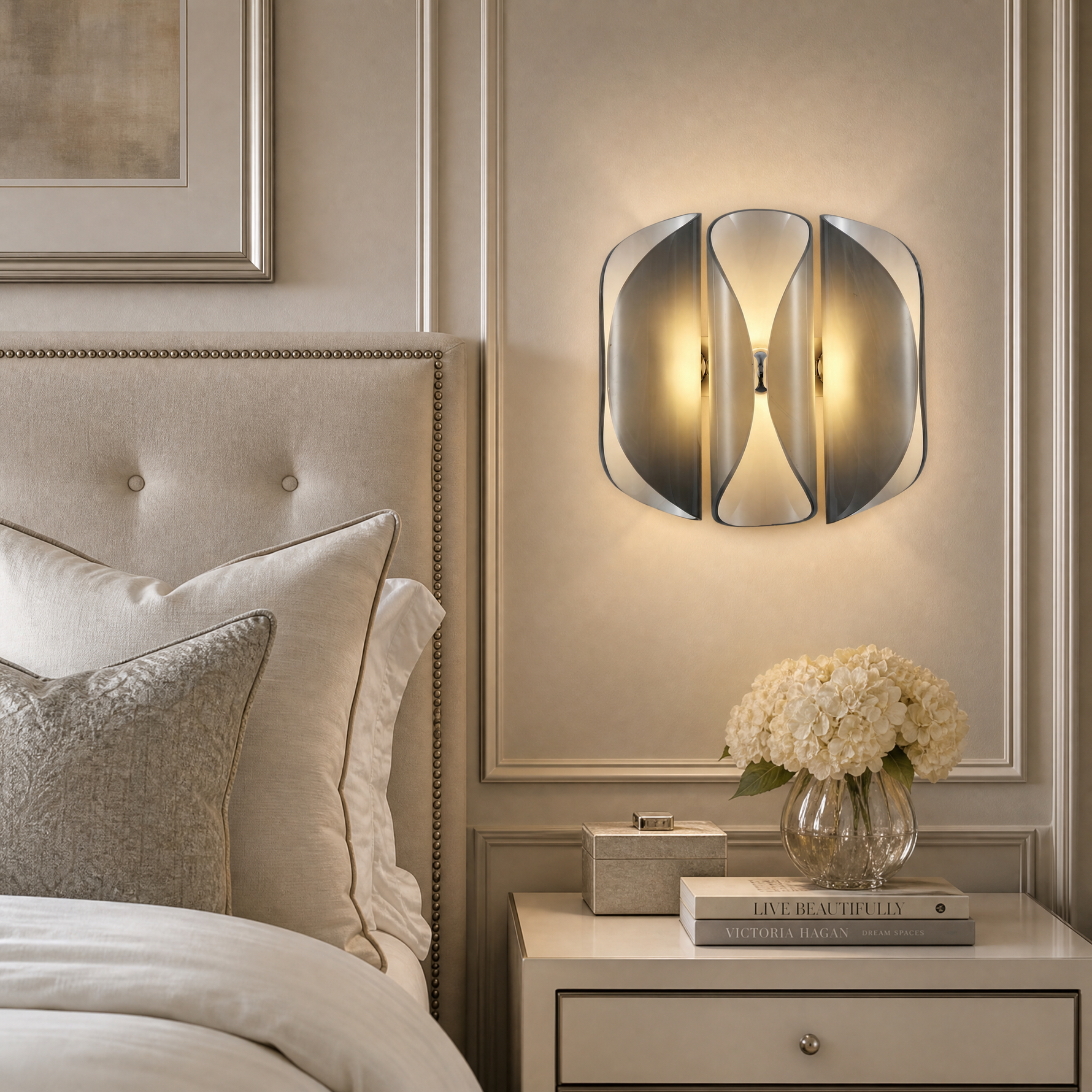 Yiosi Phantom Triple Metal Wall Sconce