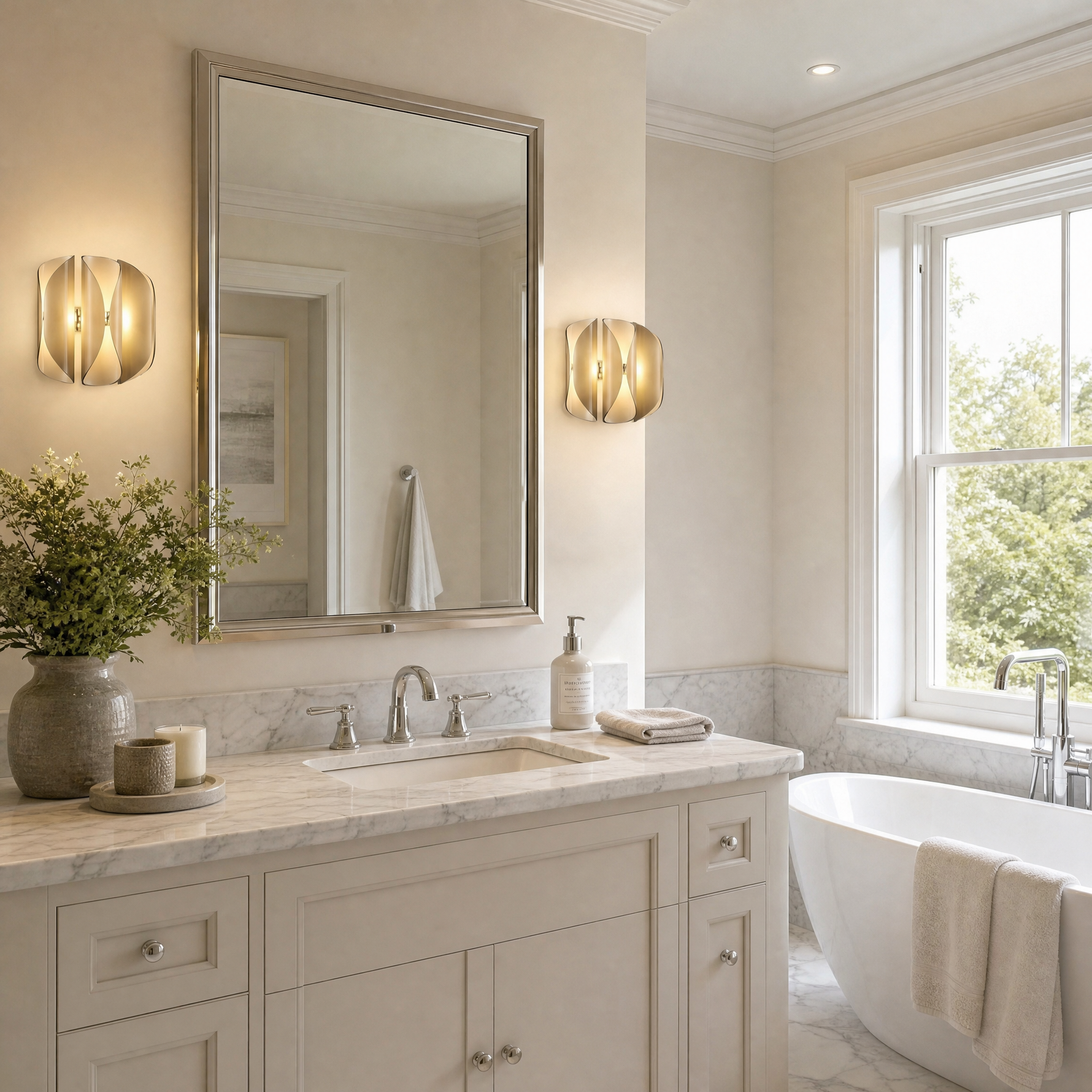 Yiosi Phantom Triple Metal Wall Sconce