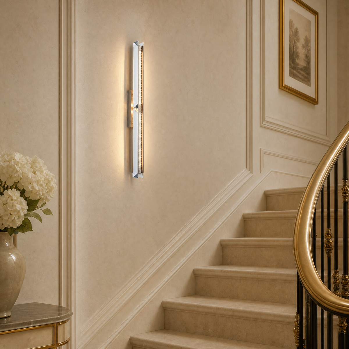 Yiosi Prismatic Crystal Wall Sconce