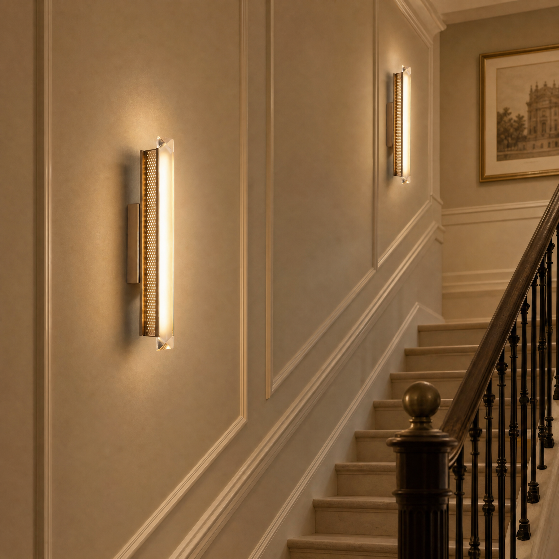 Yiosi Prismatic Crystal Wall Sconce