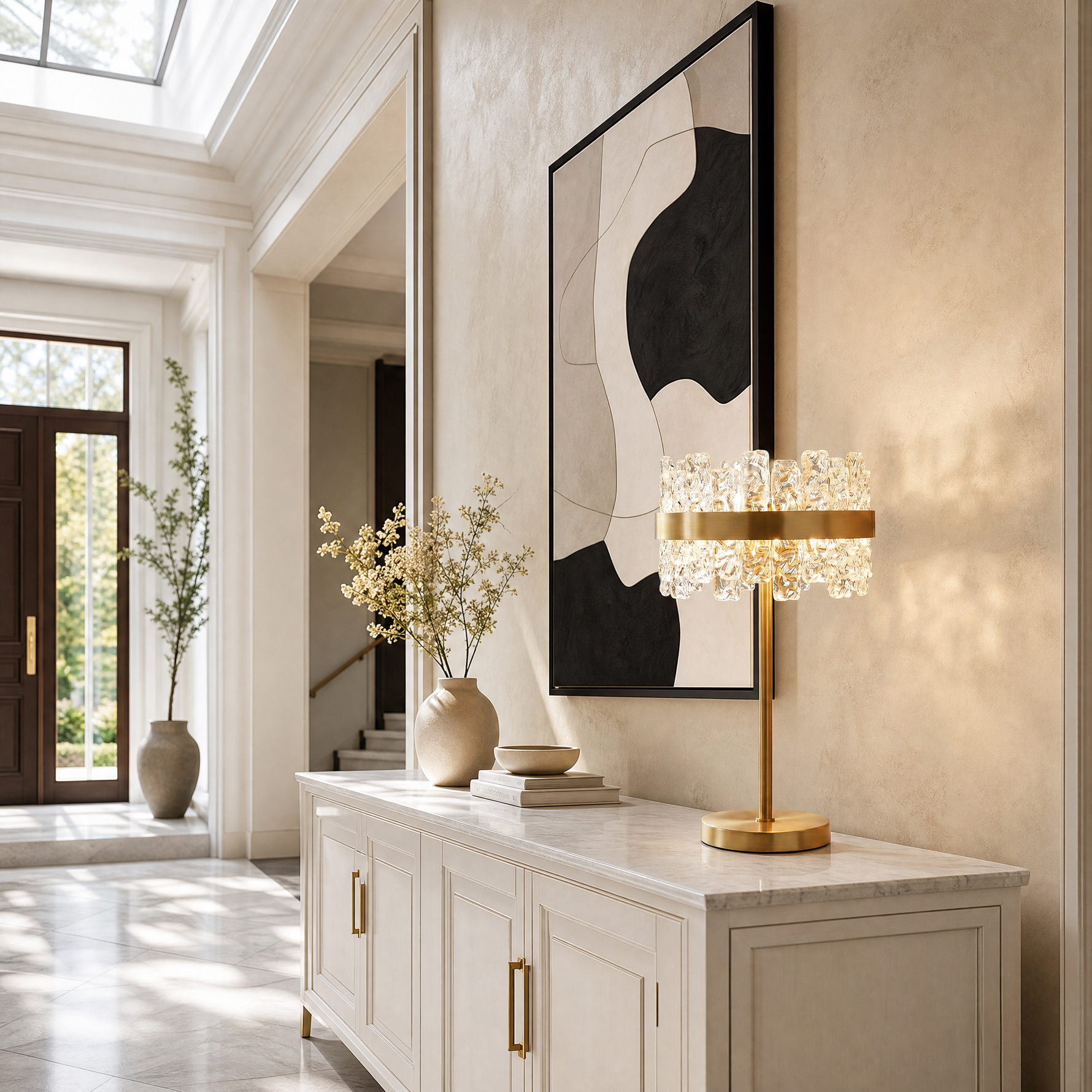 Yiosi Quartz Glass Table Lamp