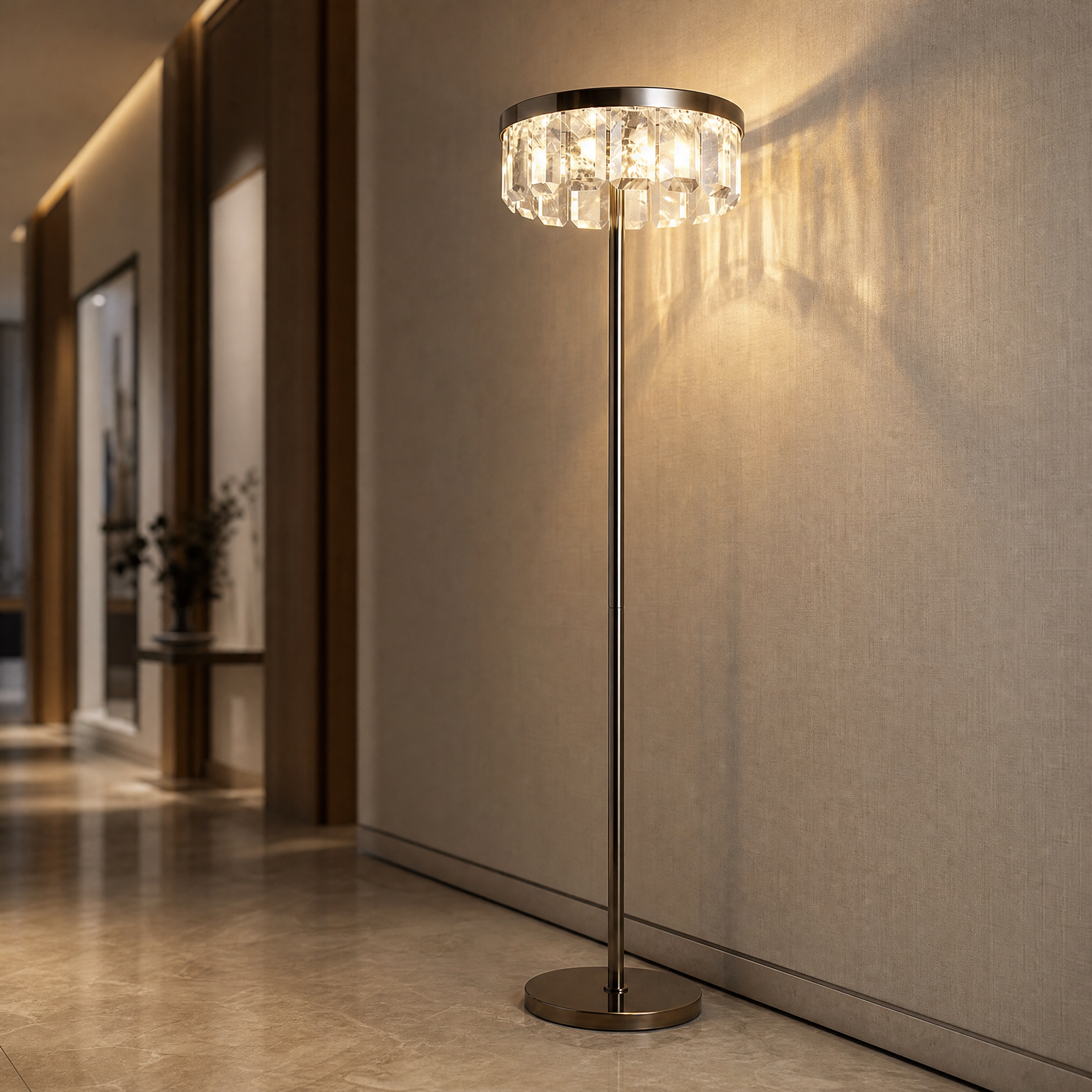 Yiosi Selene Crystal Floor Lamp