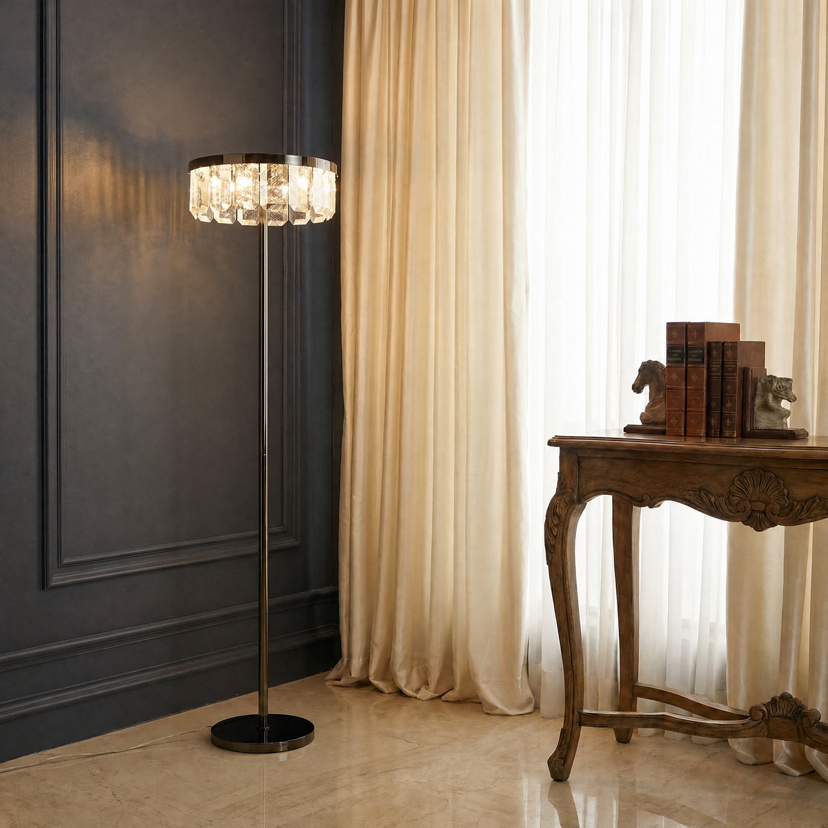 Yiosi Selene Crystal Floor Lamp