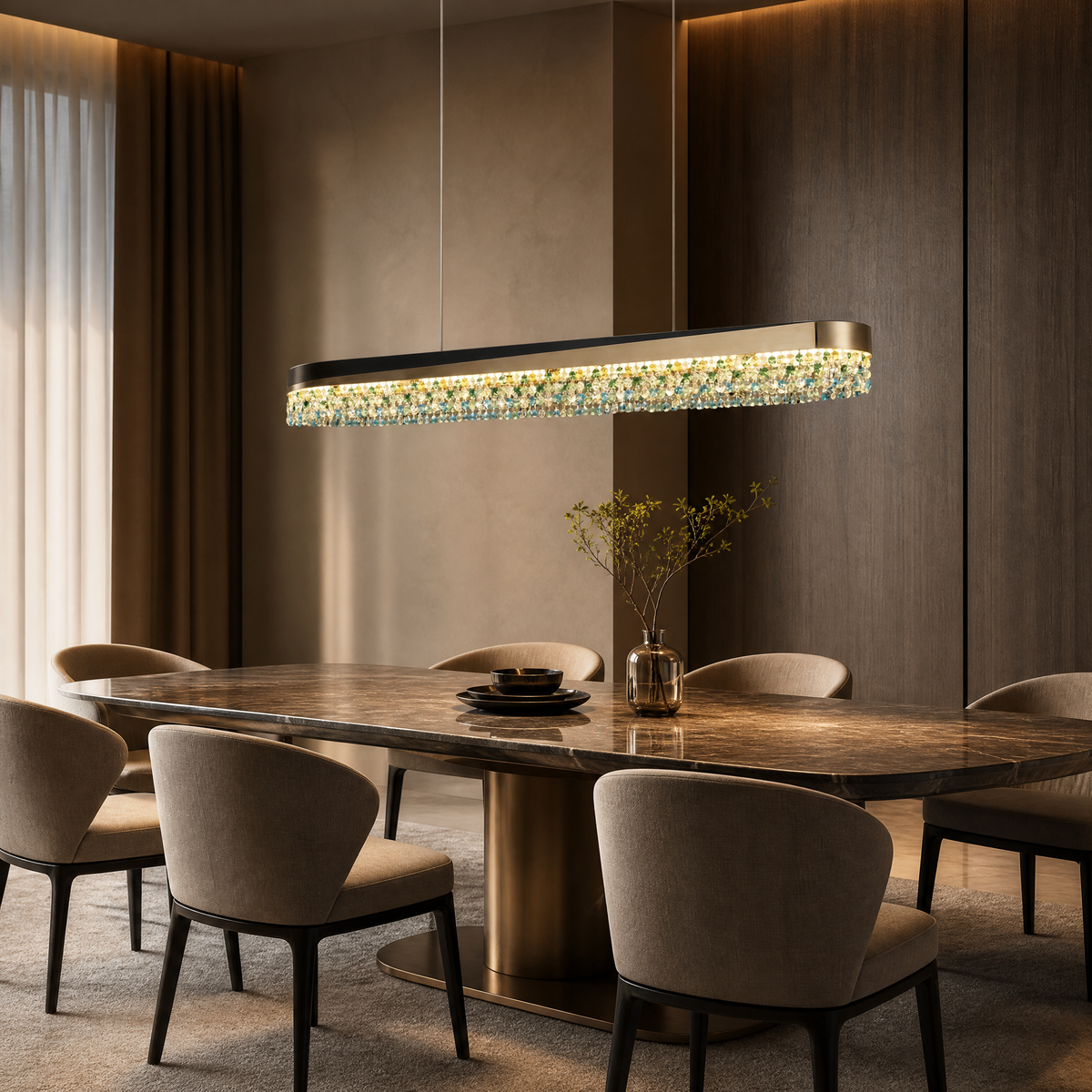 Yiosi Series Crystal Chandelier Style Q