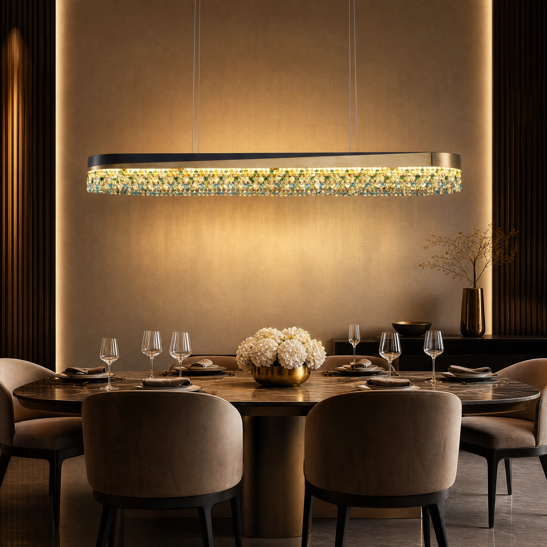 Yiosi Series Crystal Chandelier Style Q