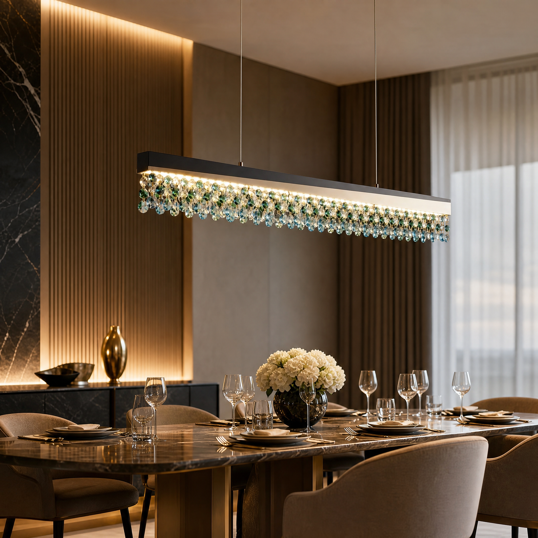 Yiosi Series Crystal Chandelier Style Q
