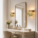 Yiosi Series Crystal Wall Sconce 8"