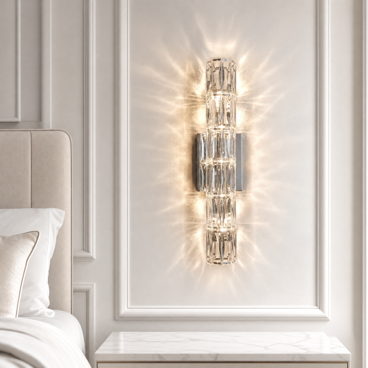 Yiosi Series Crystal Wall Sconce Style C