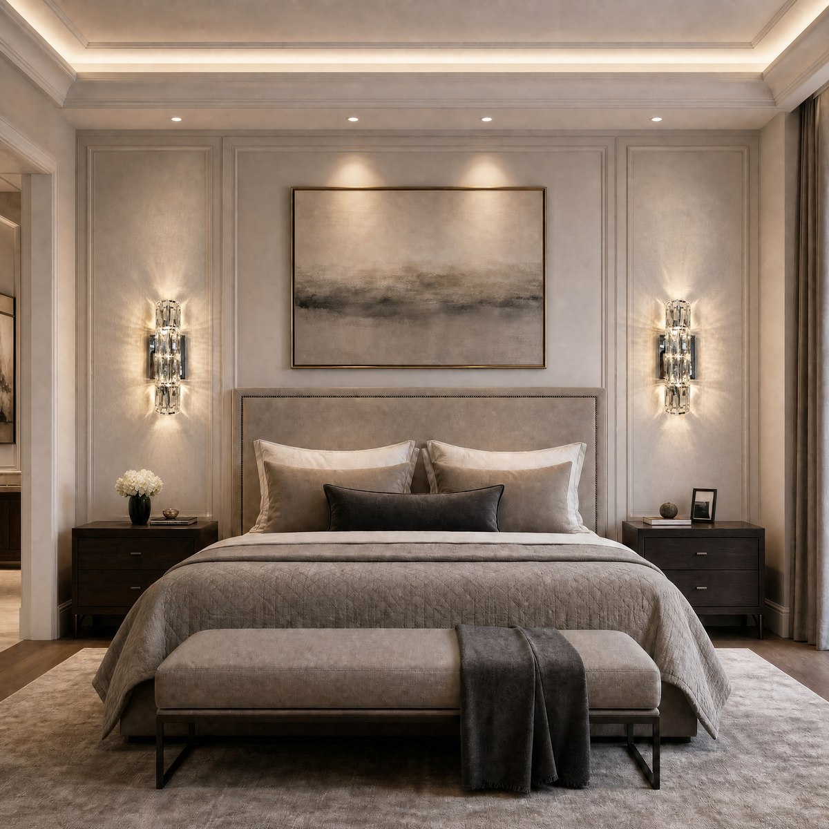Yiosi Series Crystal Wall Sconce Style C