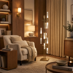 Yiosi Series Glass Floor Lamp 13"