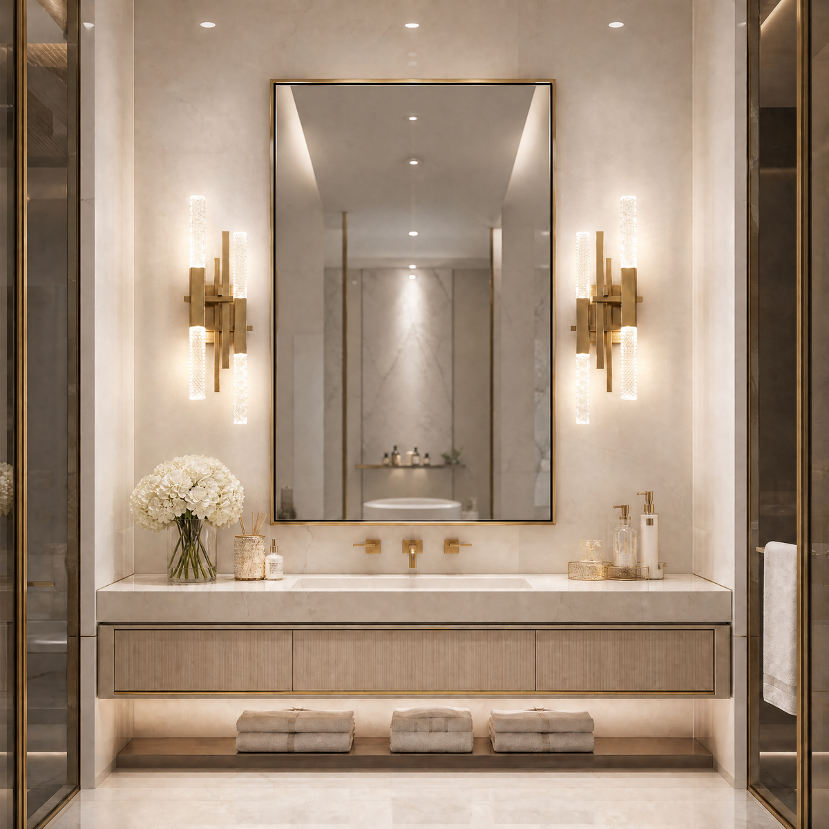 Yiosi Series Glass Wall Sconce Style C