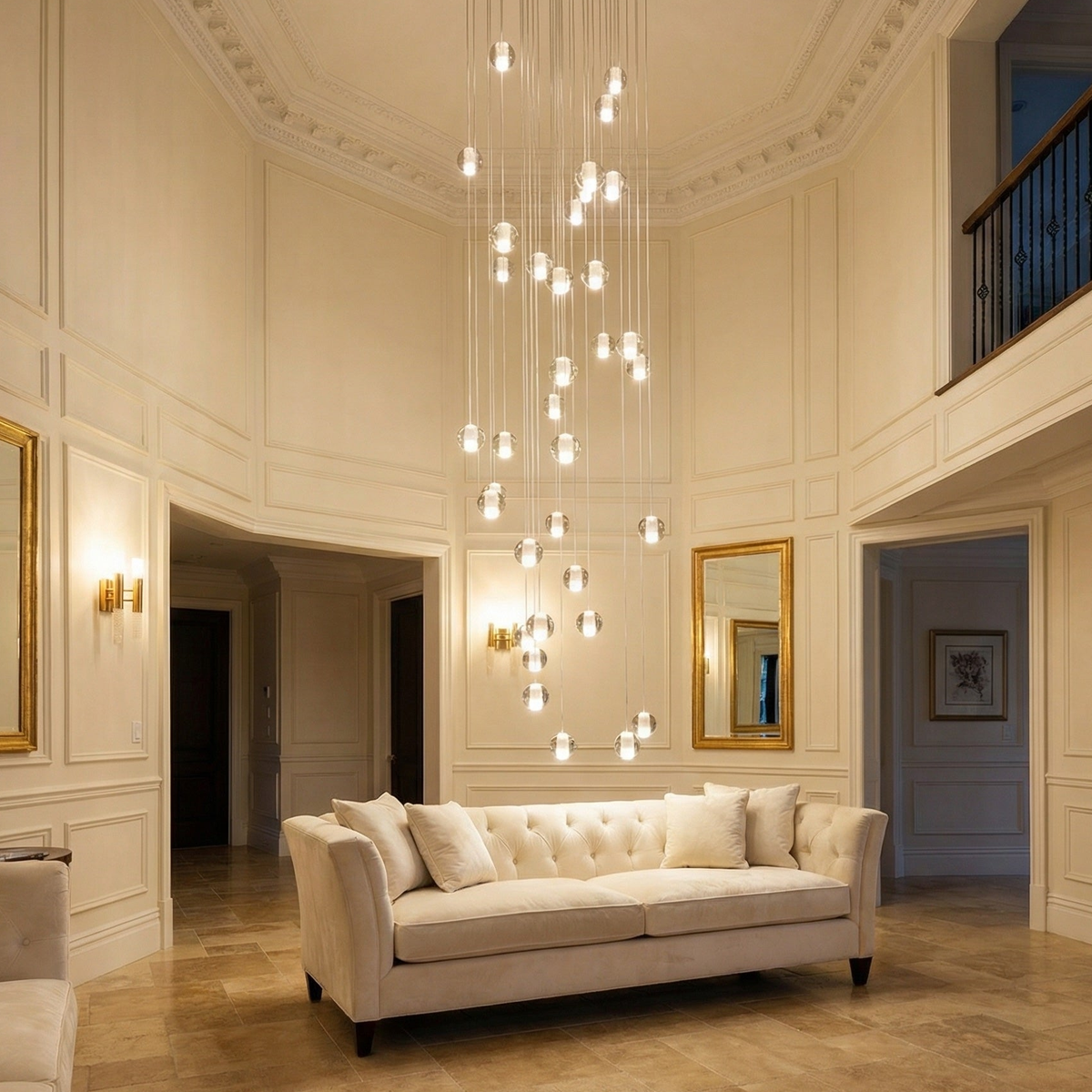 Yiosi Series Grand Cascading Crystal Chandelier