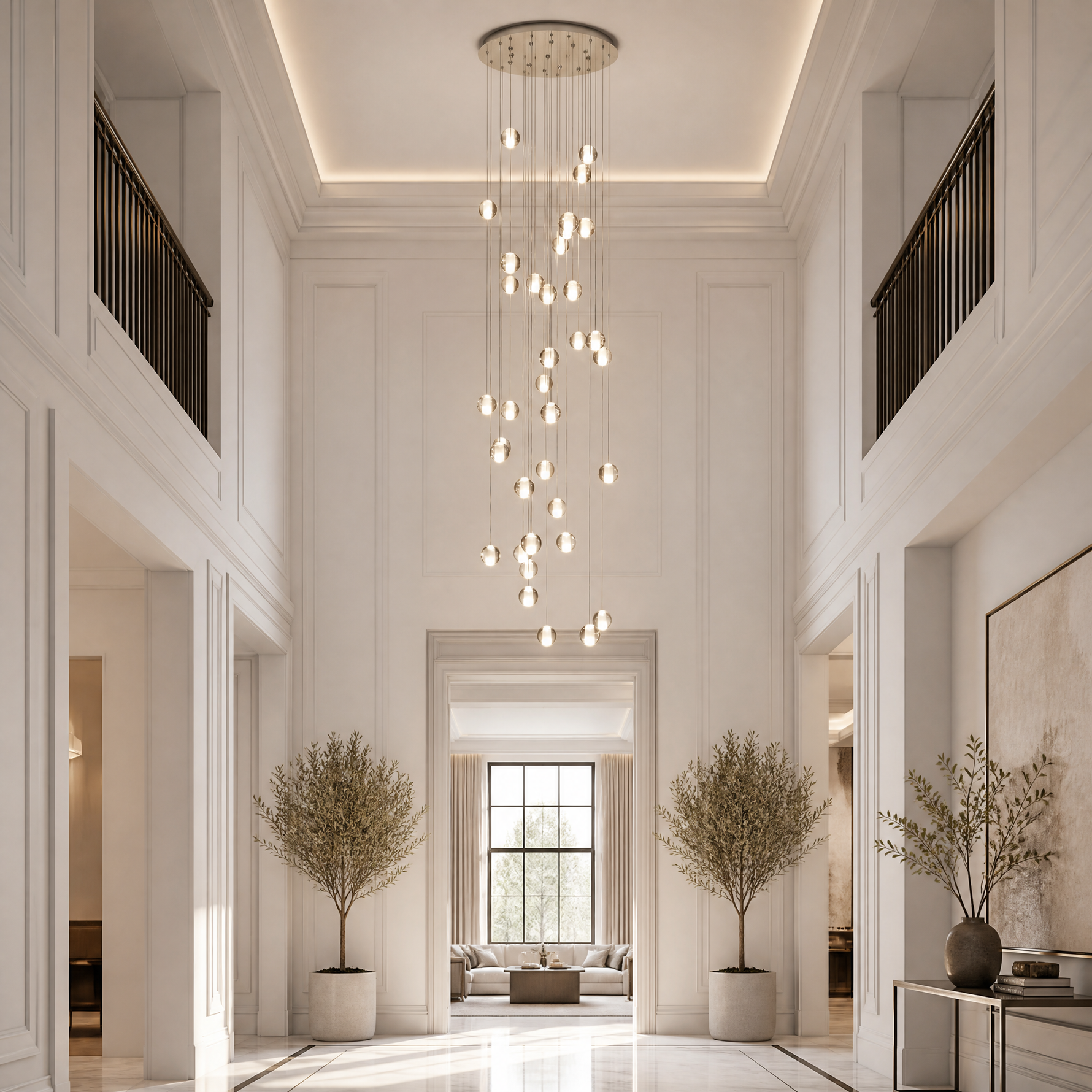 Yiosi Series Grand Cascading Crystal Chandelier