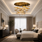 Yiosi Series Grand Copper Ceiling Lamp Style A