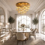 Yiosi Series Grand Copper Ceiling Lamp Style A