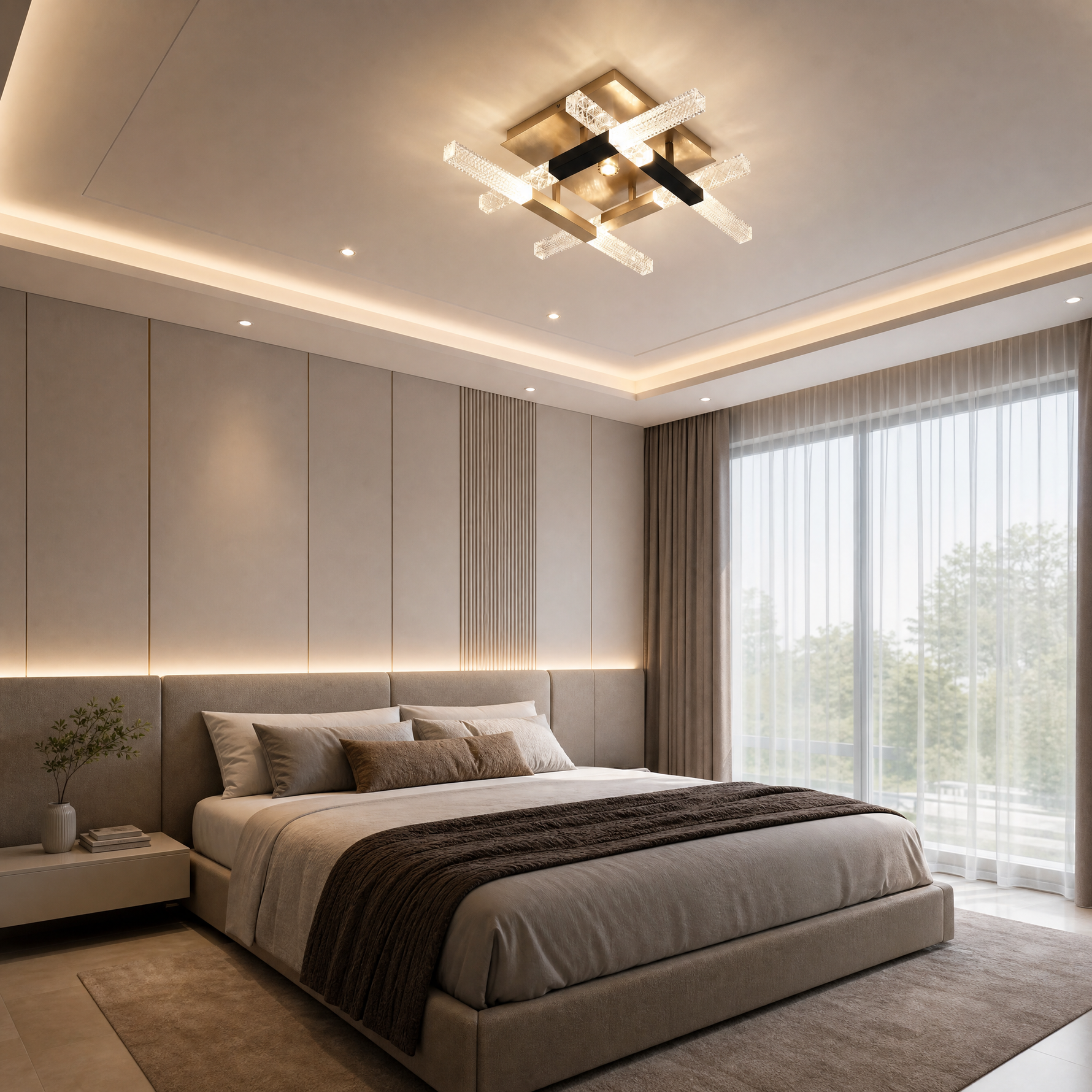 Yiosi Series Linear Glass Celling lamp