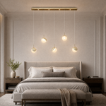Yiosi Series Linear Glass Chandelier 47" Style A