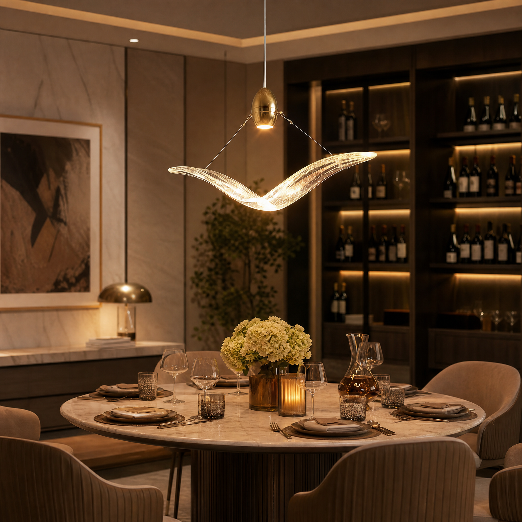 Yiosi Series Mini Glass Pendant Light Style D