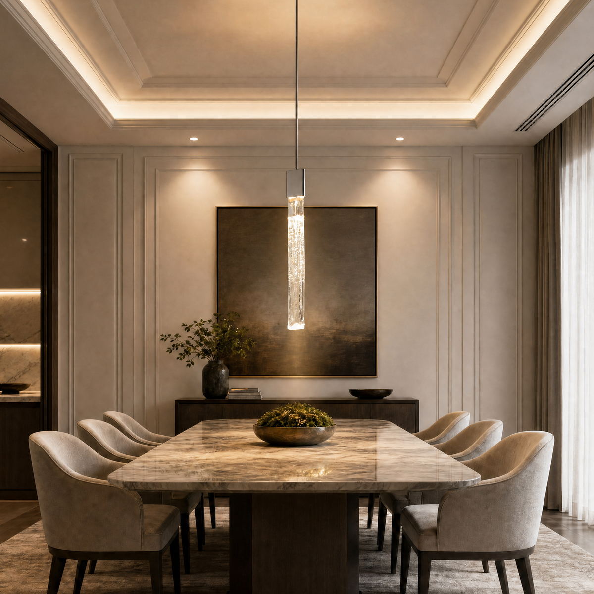 Yiosi Series Mini Glass Pendant Light Style H